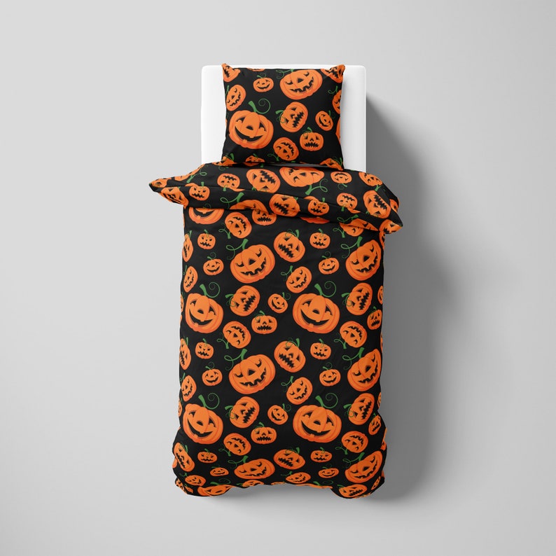 Halloween Pumpkins Bedding Comforter Set