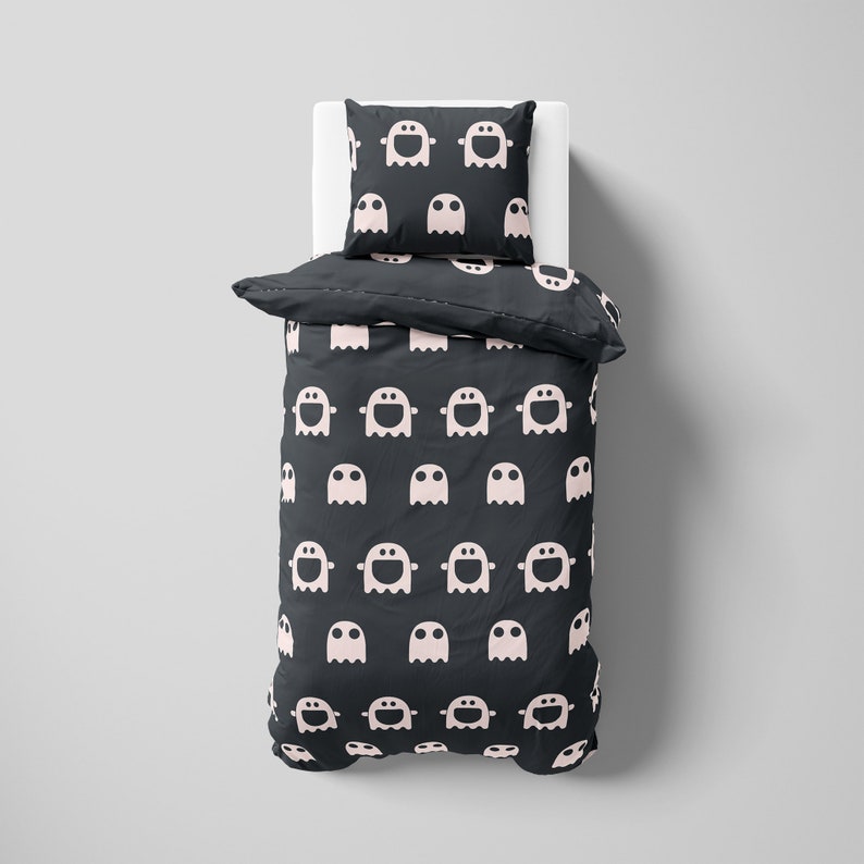 Halloween Smiling Ghosts Bedding Comforter Set