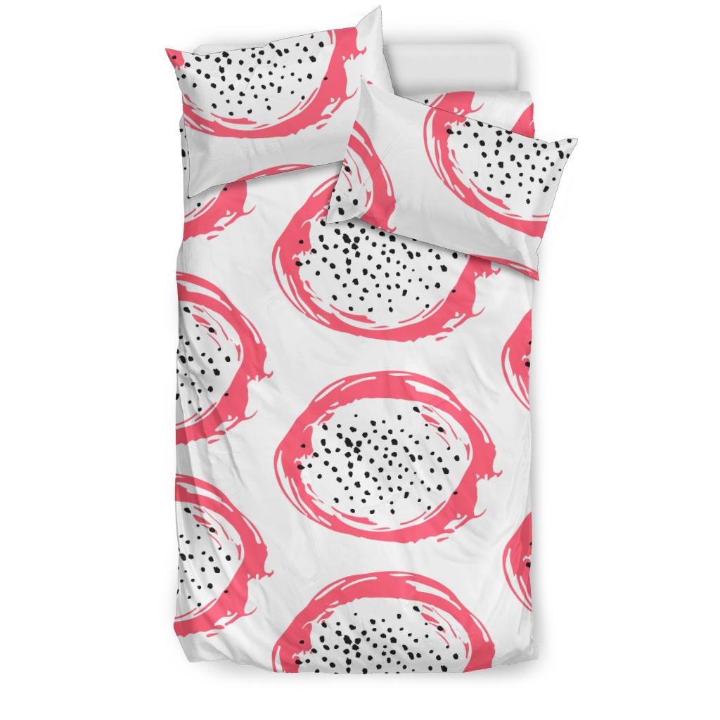 Hand Drawn Dragon Fruit Bedding Comforter Set