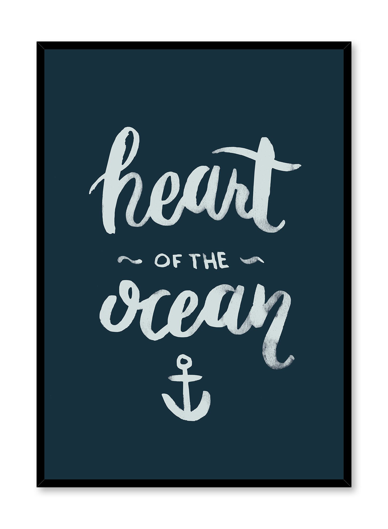 Heart Of The Ocean Poster Prints Wall Art Gift For Home Decoration 12x18 16x24 20x30 24x36 Inches