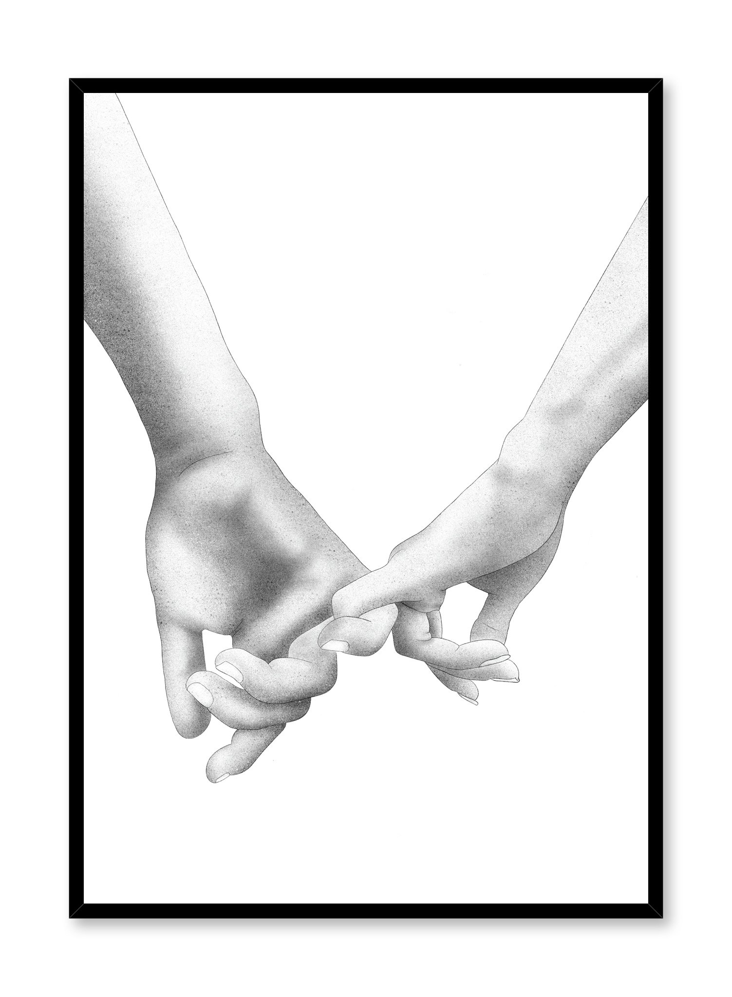 Holding Pinkies Poster Prints Wall Art Gift For Home Decoration 12x18 16x24 20x30 24x36 Inches