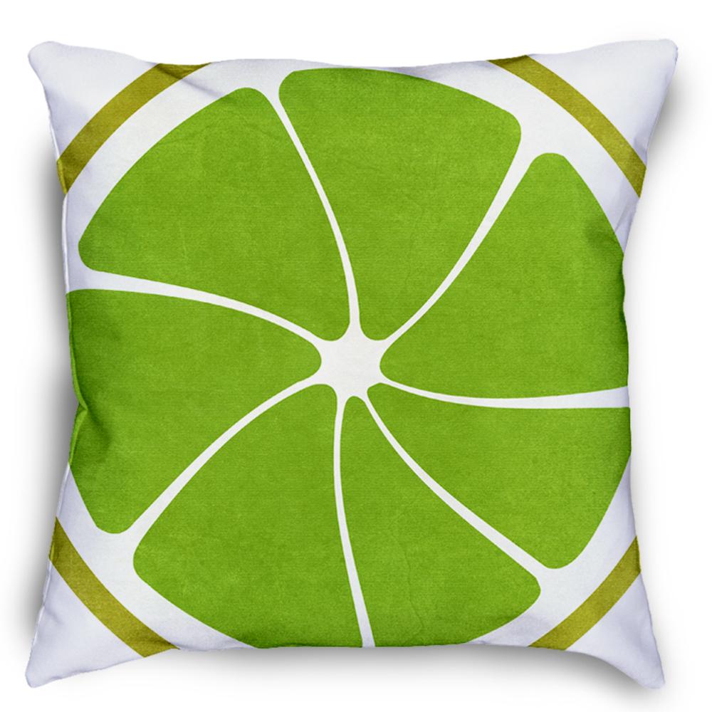 Lime Fruit Pillow Cover Square Pillow Decorative Gift For Home Decoration 45x45cm