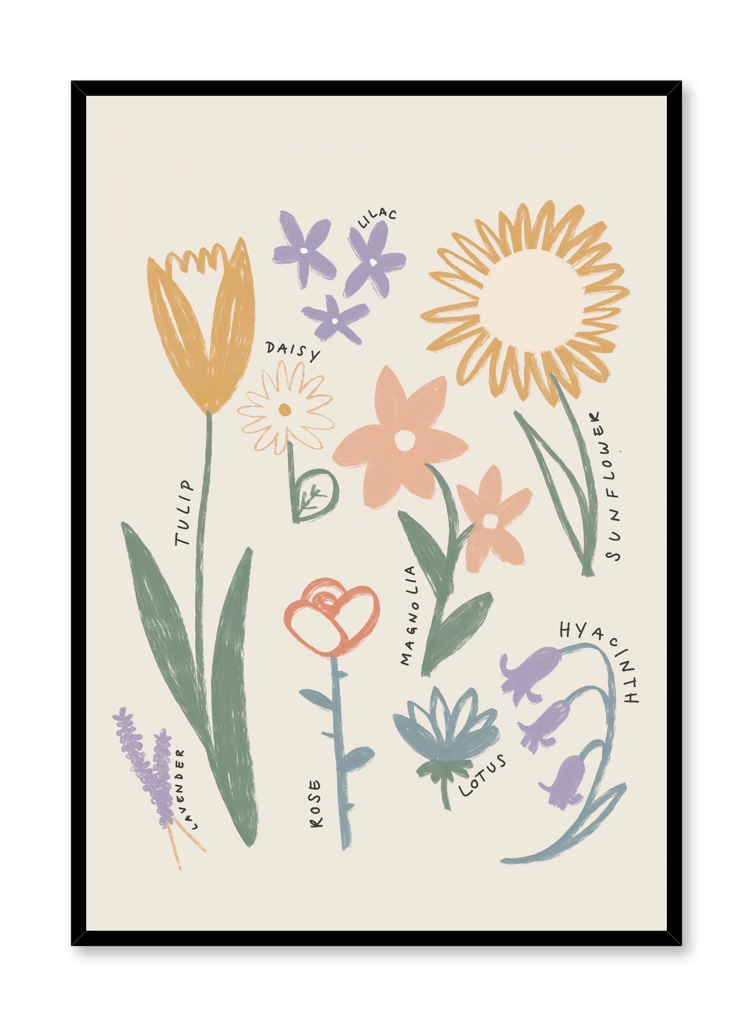 Little Gardener’s Guide Poster Prints Wall Art Gift For Home Decoration 12x18 16x24 20x30 24x36 Inches