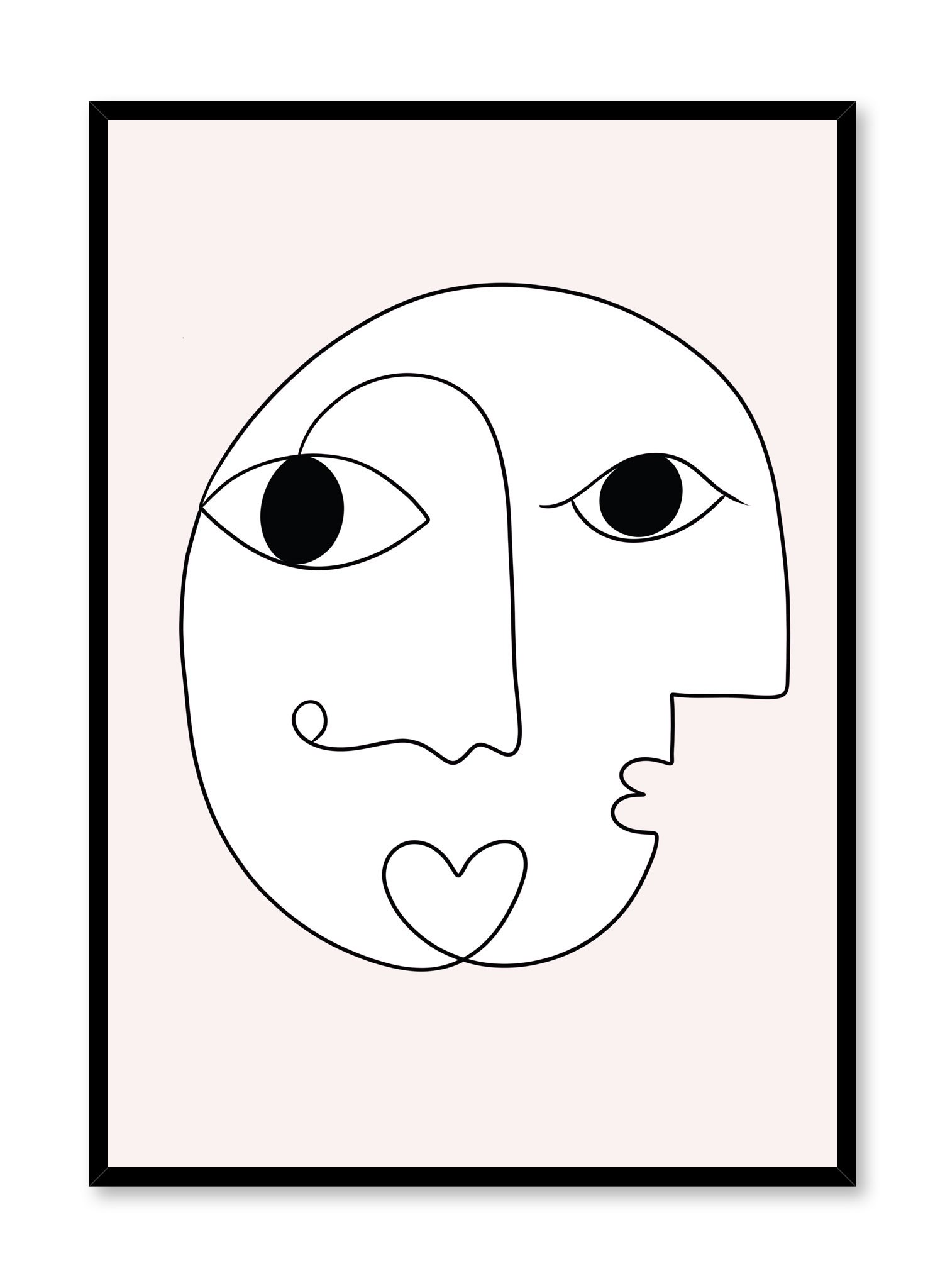 Love Lips Poster Prints Wall Art Gift For Home Decoration 12x18 16x24 20x30 24x36 Inches