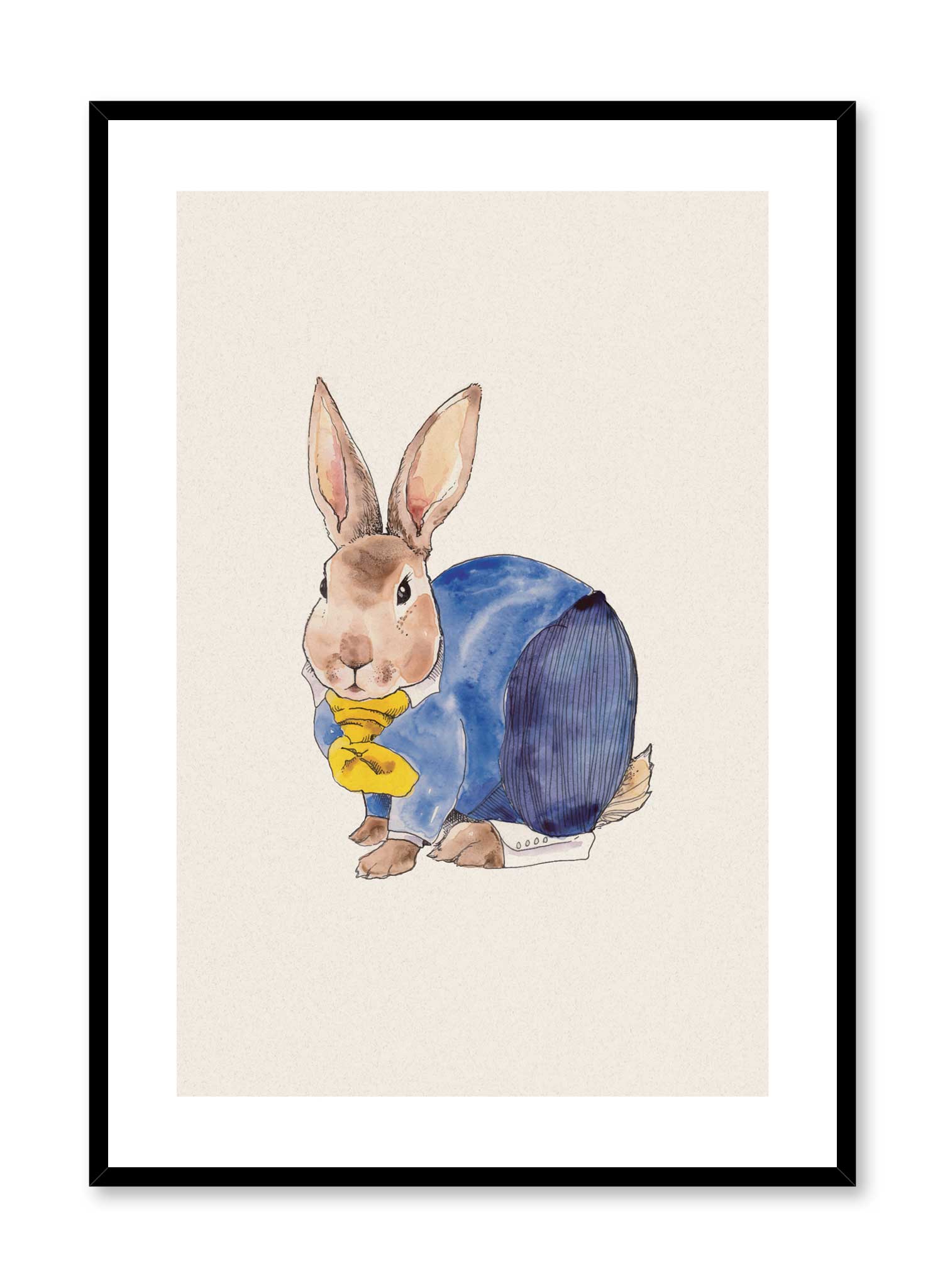 Magical Bunny Poster Prints Wall Art Gift For Home Decoration 12x18 16x24 20x30 24x36 Inches