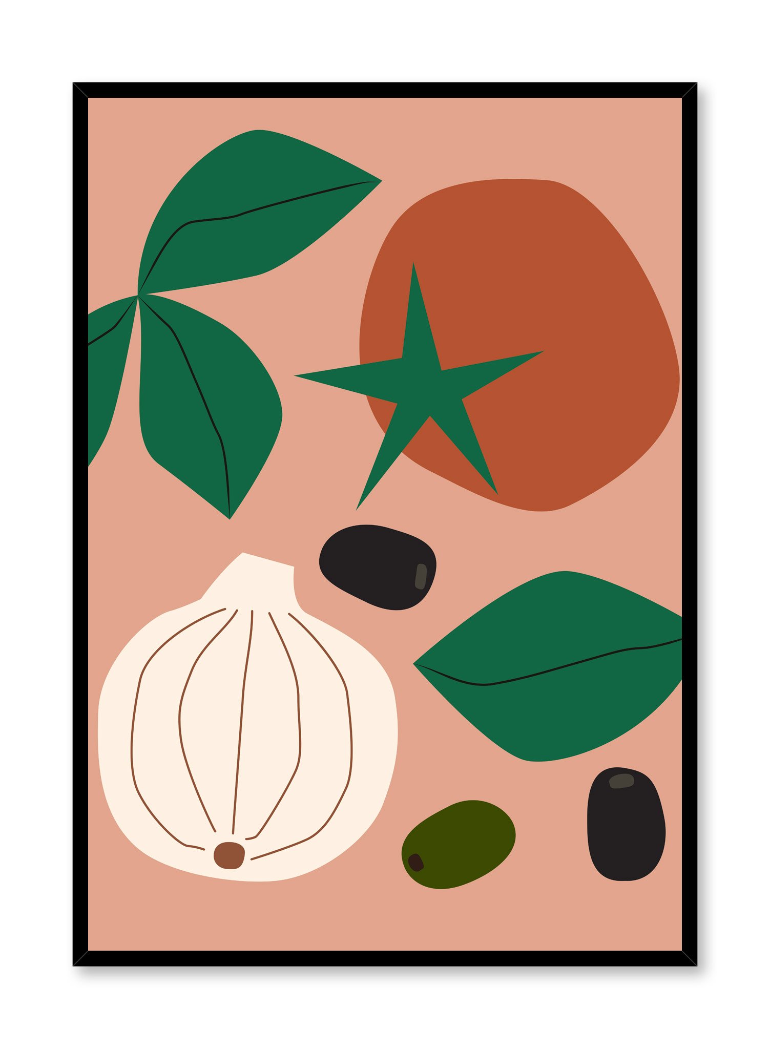 Mangia! Poster Prints Wall Art Gift For Home Decoration 12x18 16x24 20x30 24x36 Inches