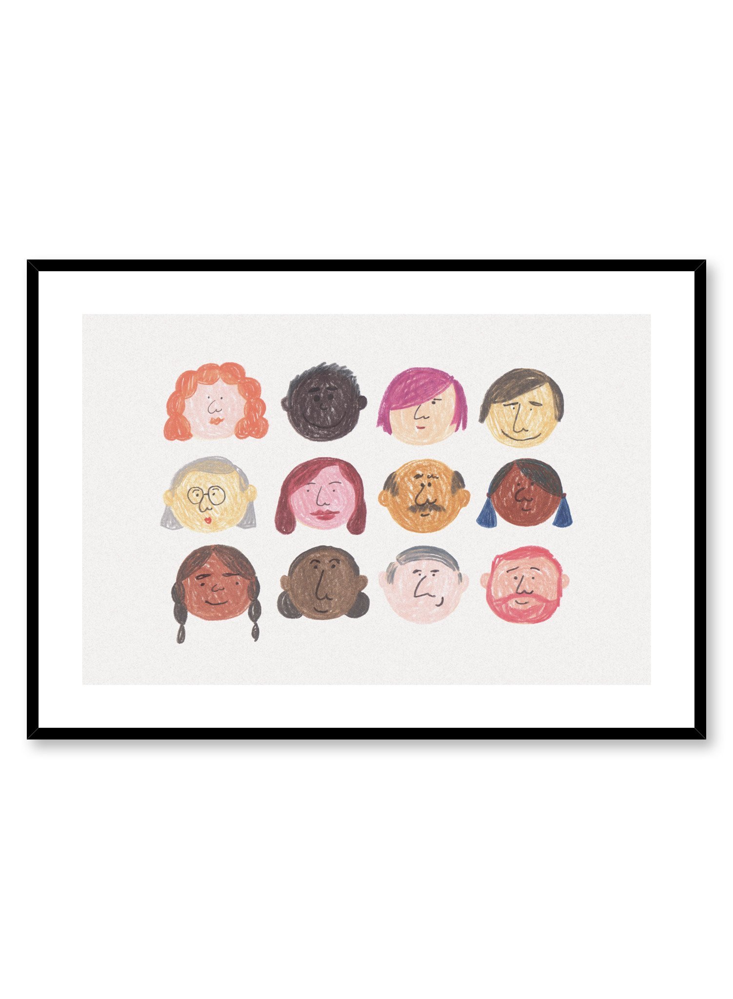 Melanin Rainbow Poster Prints Wall Art Gift For Home Decoration 12x18 16x24 20x30 24x36 Inches