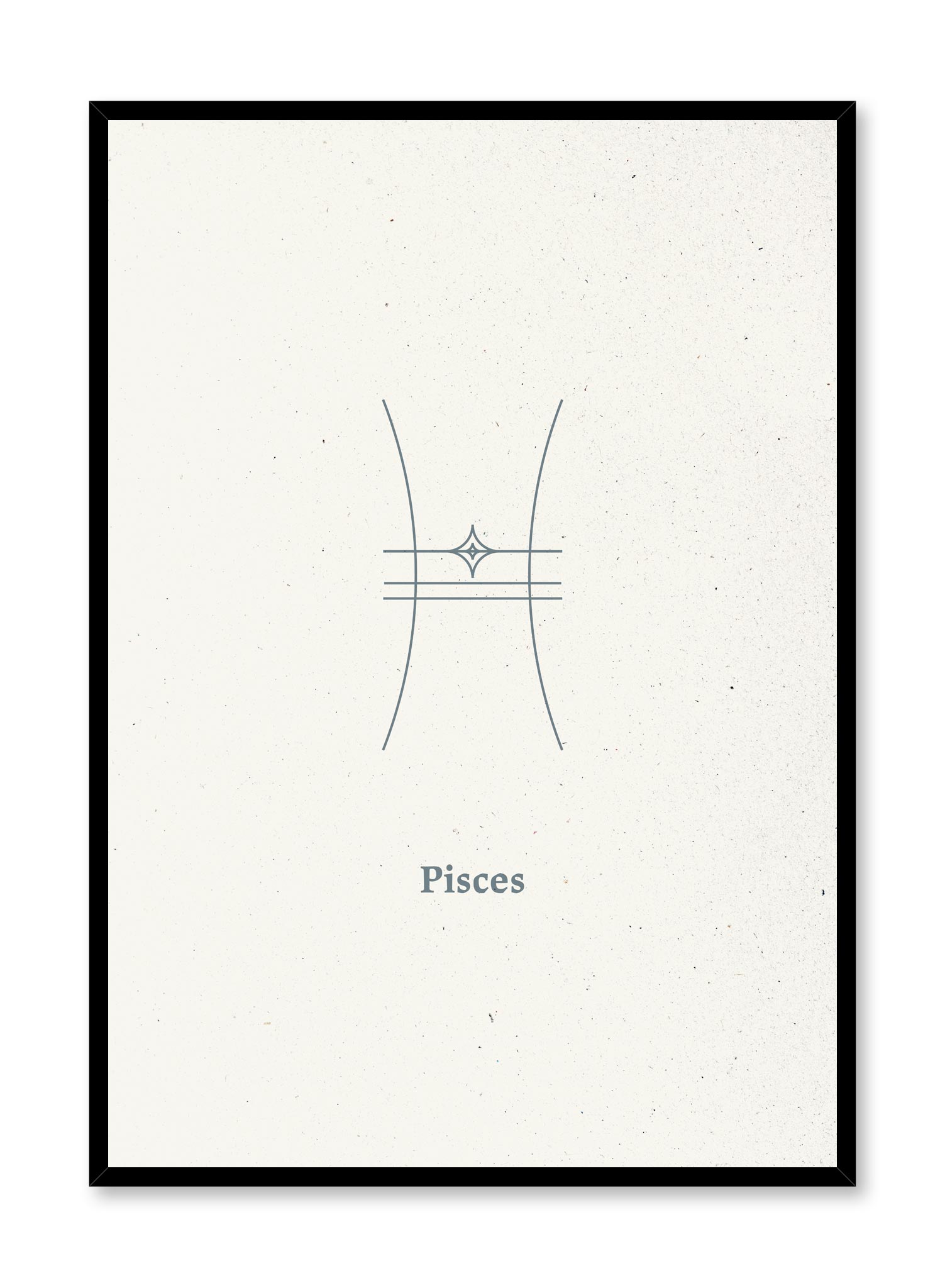 Minimal Pisces Poster Prints Wall Art Gift For Home Decoration 12x18 16x24 20x30 24x36 Inches