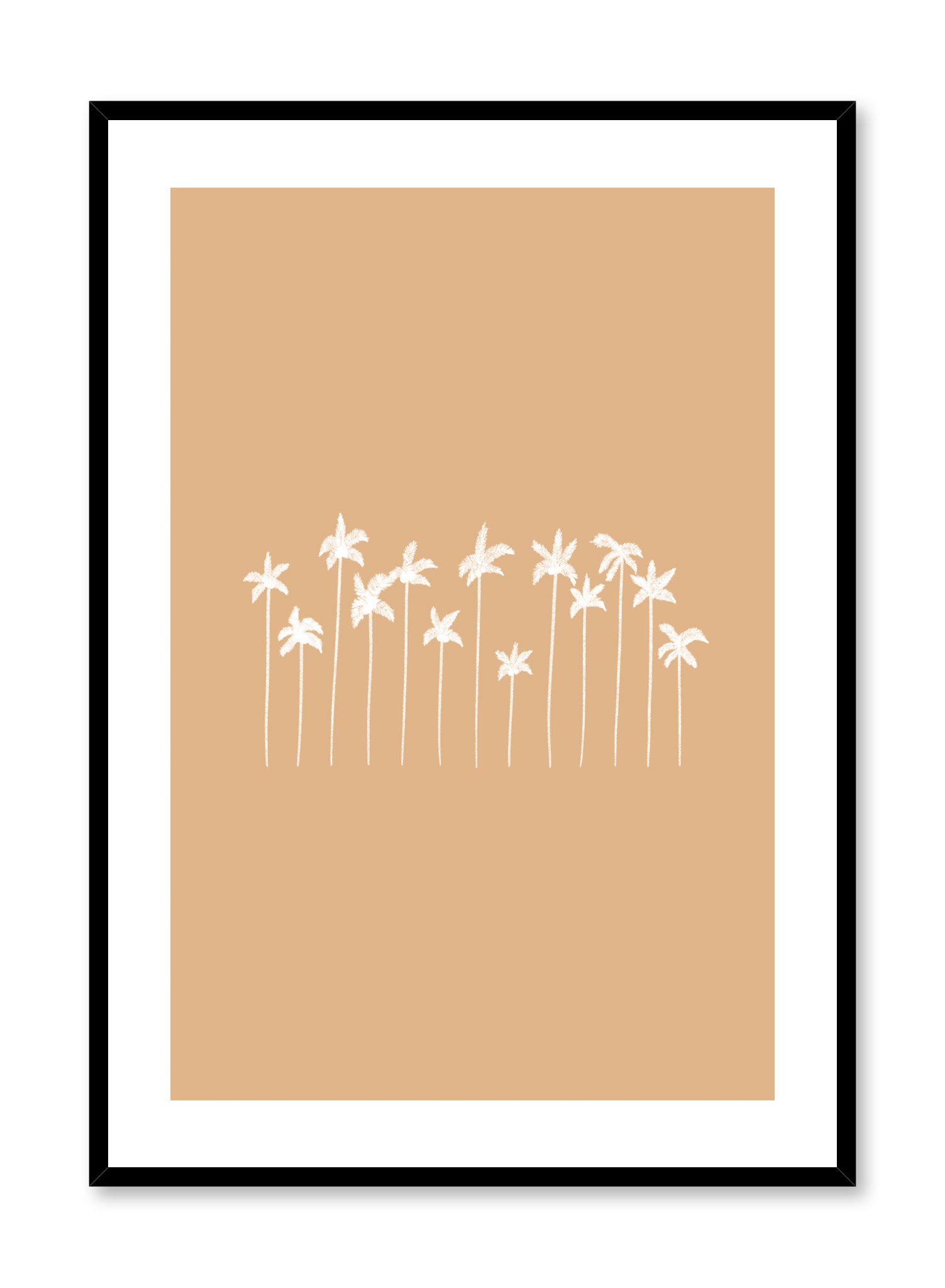 Minimalist Palms Poster Prints Wall Art Gift For Home Decoration 12x18 16x24 20x30 24x36 Inches