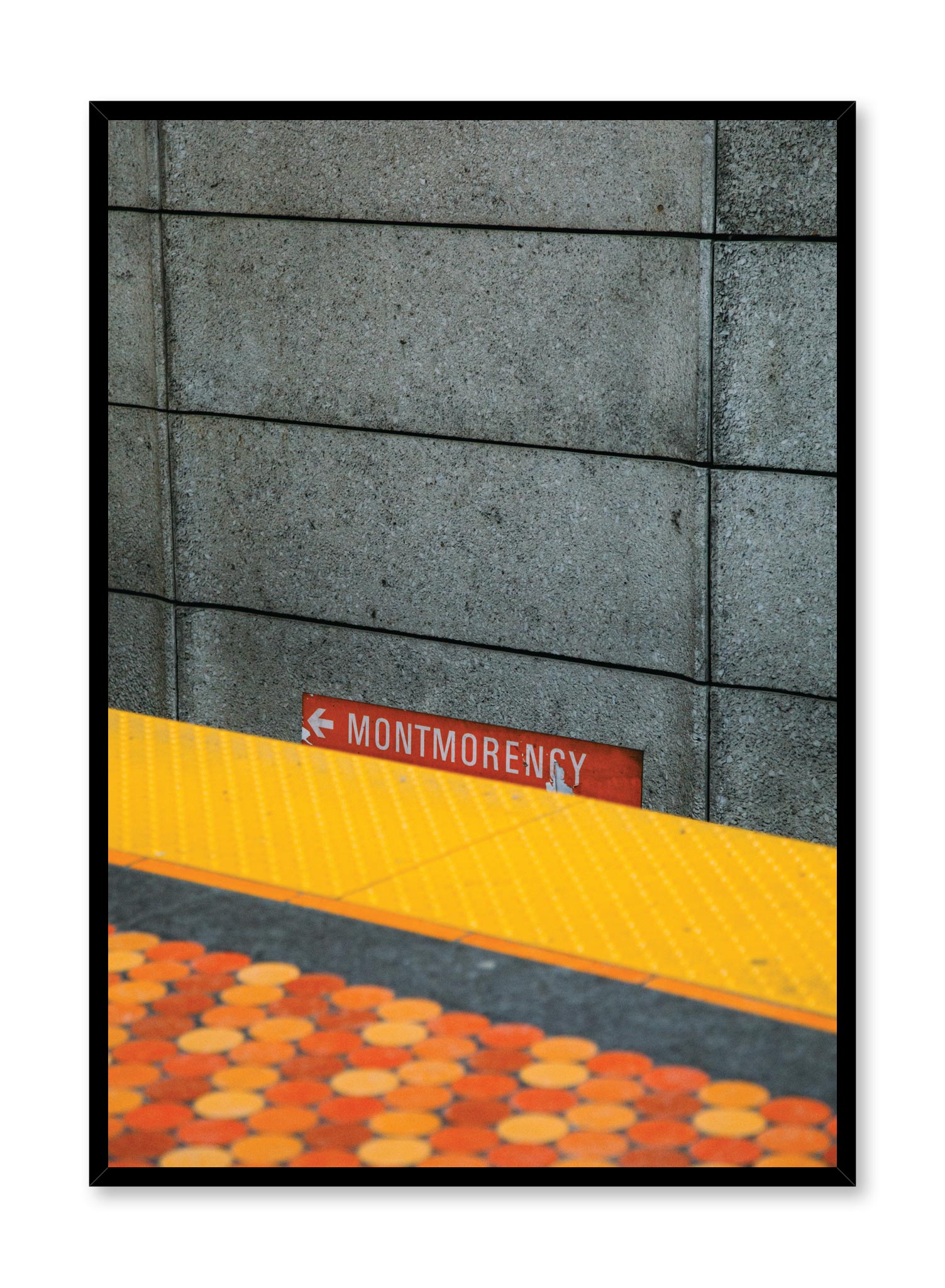 Montréal Metro Poster Prints Wall Art Gift For Home Decoration 12x18 16x24 20x30 24x36 Inches