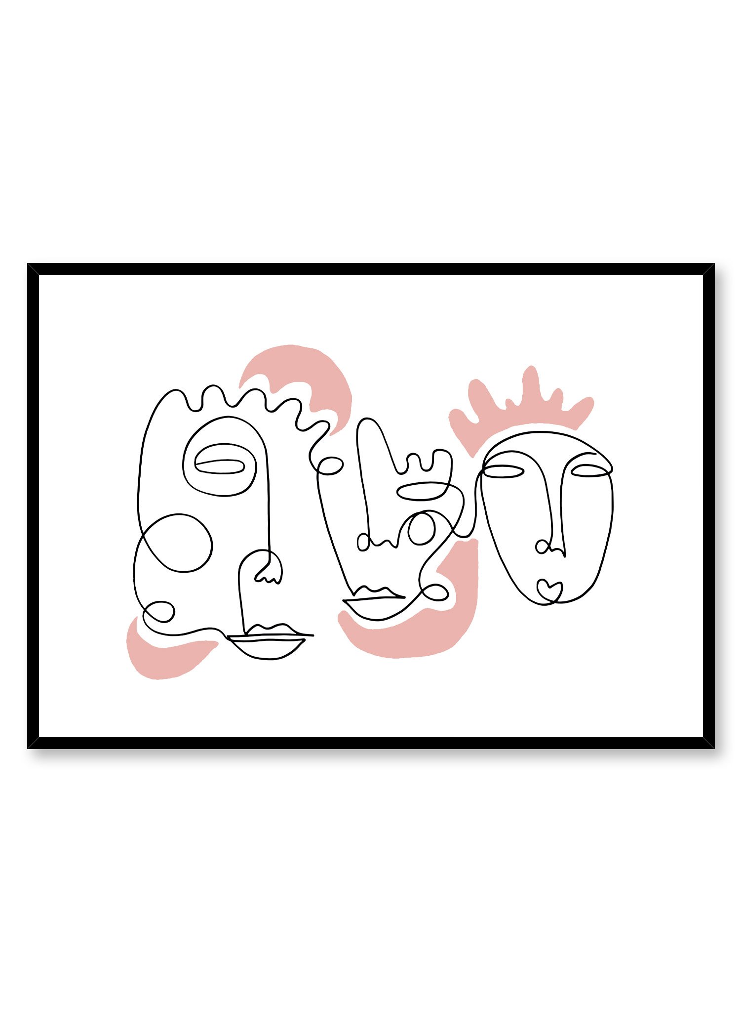 Morning: The Three Stages Poster Prints Wall Art Gift For Home Decoration 12x18 16x24 20x30 24x36 Inches