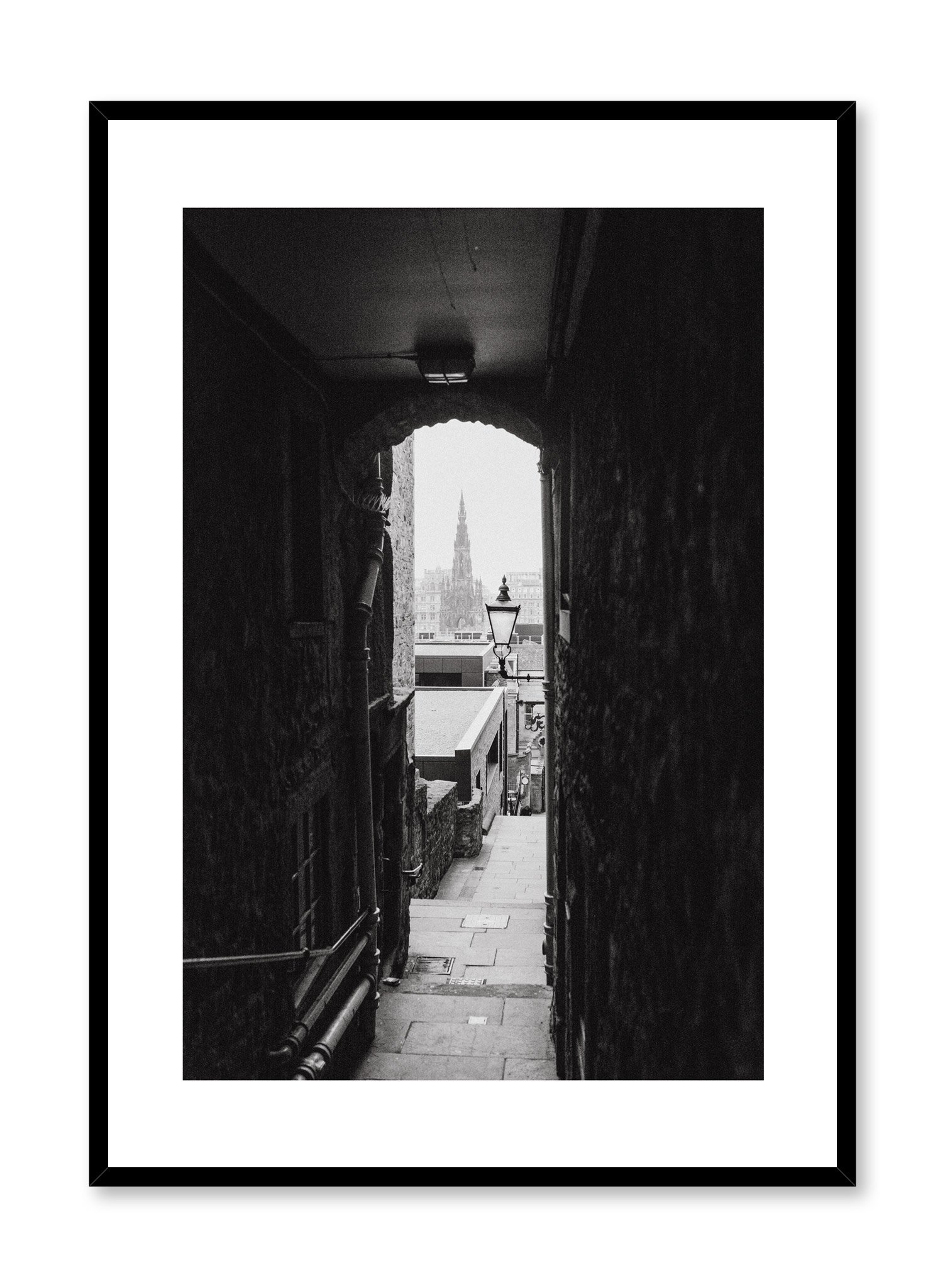 Narrow Alleyway Poster Prints Wall Art Gift For Home Decoration 12x18 16x24 20x30 24x36 Inches