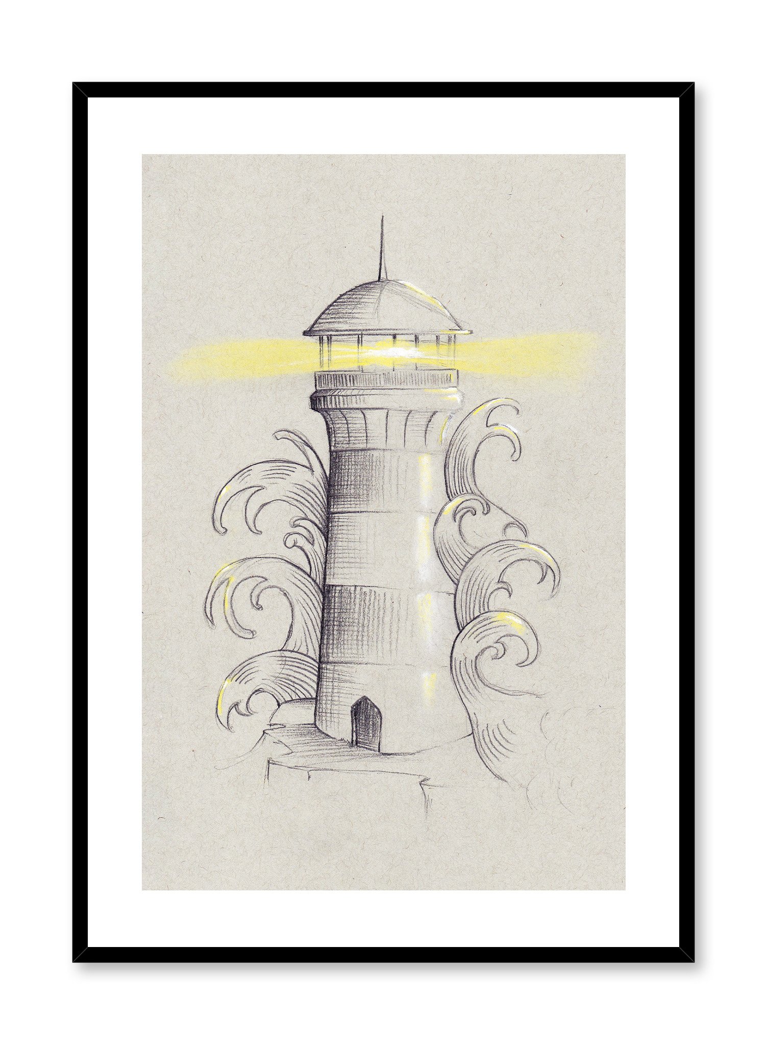 Nautical Storm Poster Prints Wall Art Gift For Home Decoration 12x18 16x24 20x30 24x36 Inches