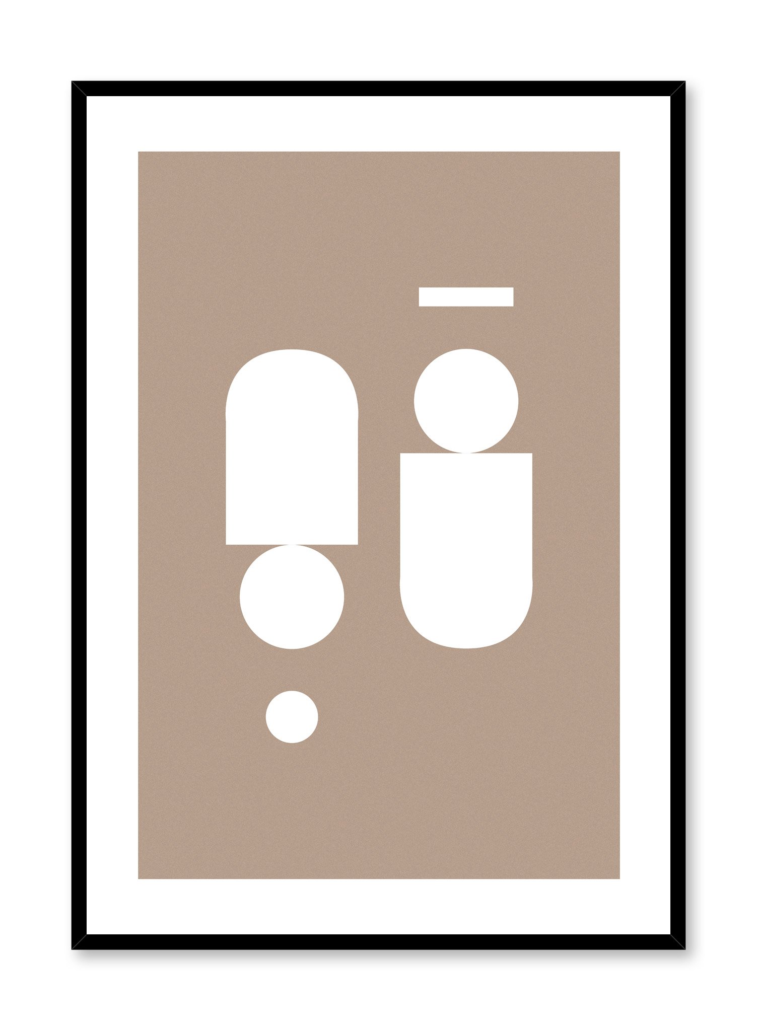Near Symmetry In Beige Poster Prints Wall Art Gift For Home Decoration 12x18 16x24 20x30 24x36 Inches