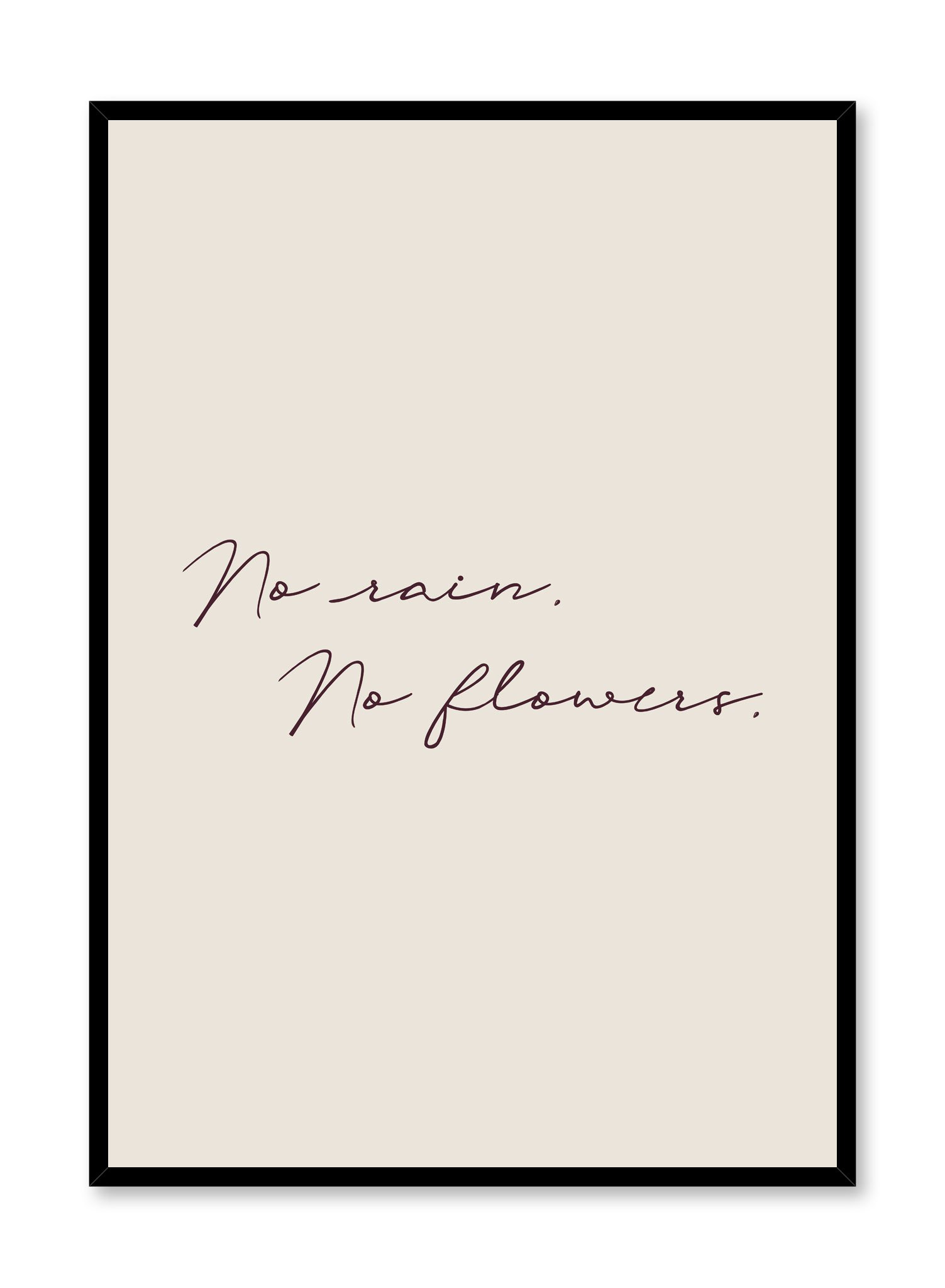 No Rain In Beige Poster Prints Wall Art Gift For Home Decoration 12x18 16x24 20x30 24x36 Inches