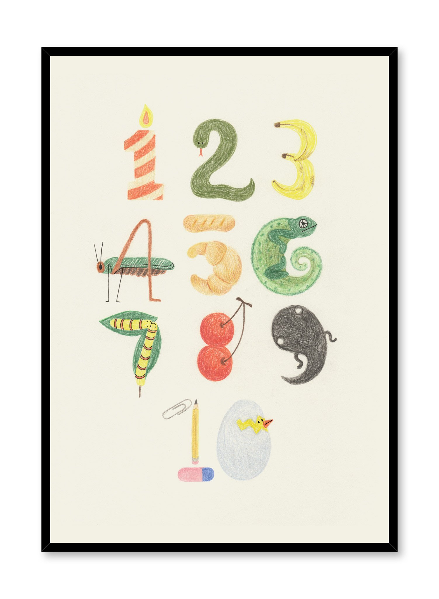 Numbers In Nature Poster Prints Wall Art Gift For Home Decoration 12x18 16x24 20x30 24x36 Inches