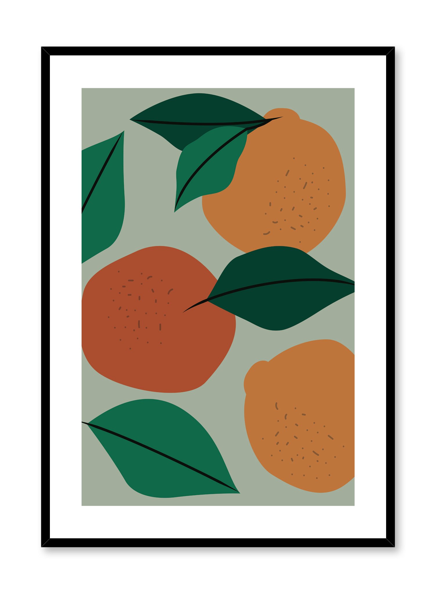 Orange You Glad? Poster Prints Wall Art Gift For Home Decoration 12x18 16x24 20x30 24x36 Inches