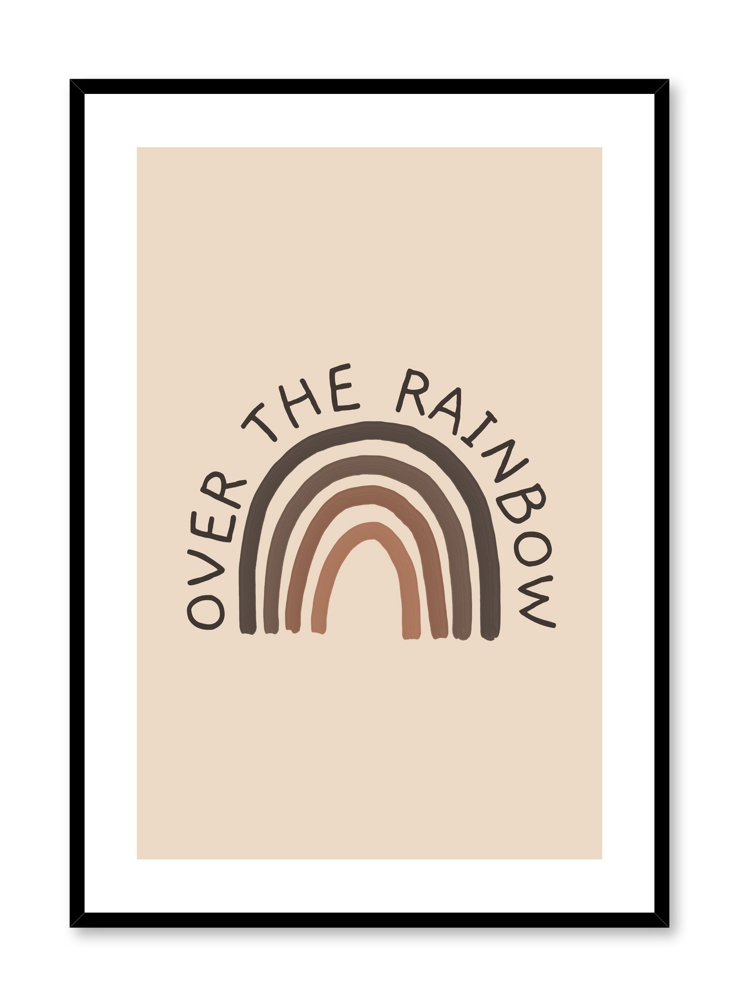 Over The Rainbow Poster Prints Wall Art Gift For Home Decoration 12x18 16x24 20x30 24x36 Inches