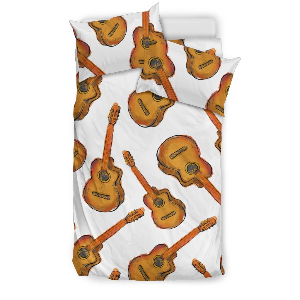 Paint Guitar Pattern Bedding Comforter Set