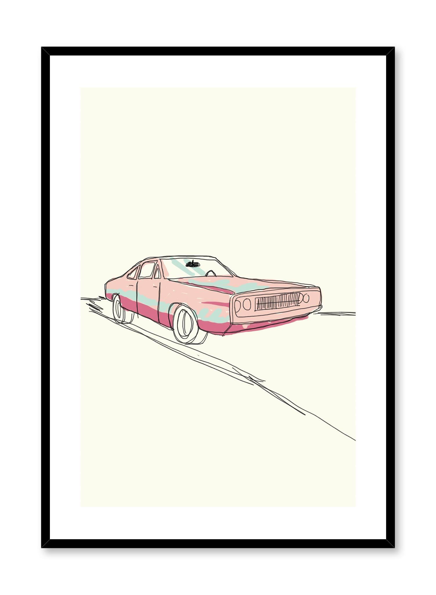 Pedal To The Metal Poster Prints Wall Art Gift For Home Decoration 12x18 16x24 20x30 24x36 Inches