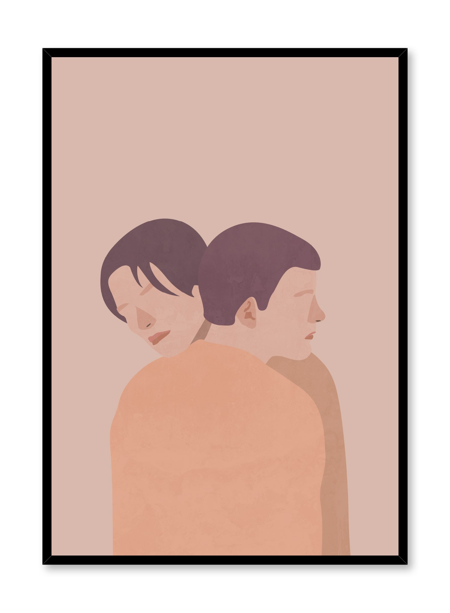 Proximity In Beige Poster Prints Wall Art Gift For Home Decoration 12x18 16x24 20x30 24x36 Inches