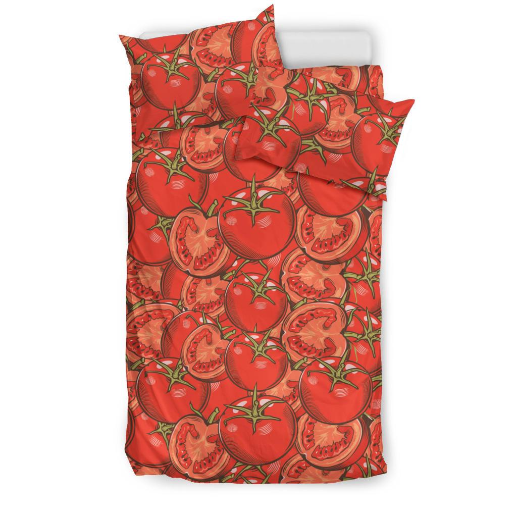 Red Tomato Pattern Bedding Comforter Set