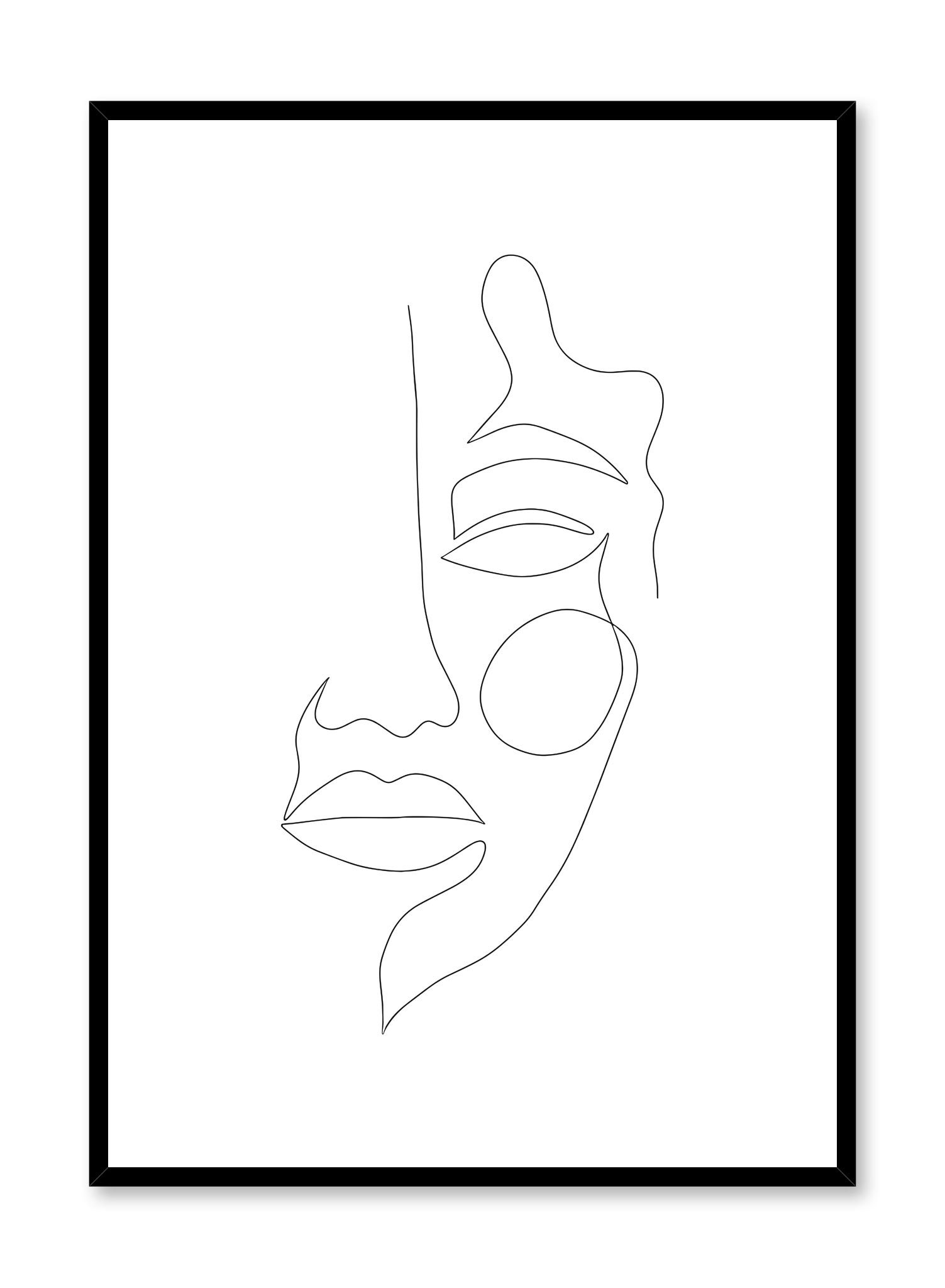 Rosy Cheek Poster Prints Wall Art Gift For Home Decoration 12x18 16x24 20x30 24x36 Inches