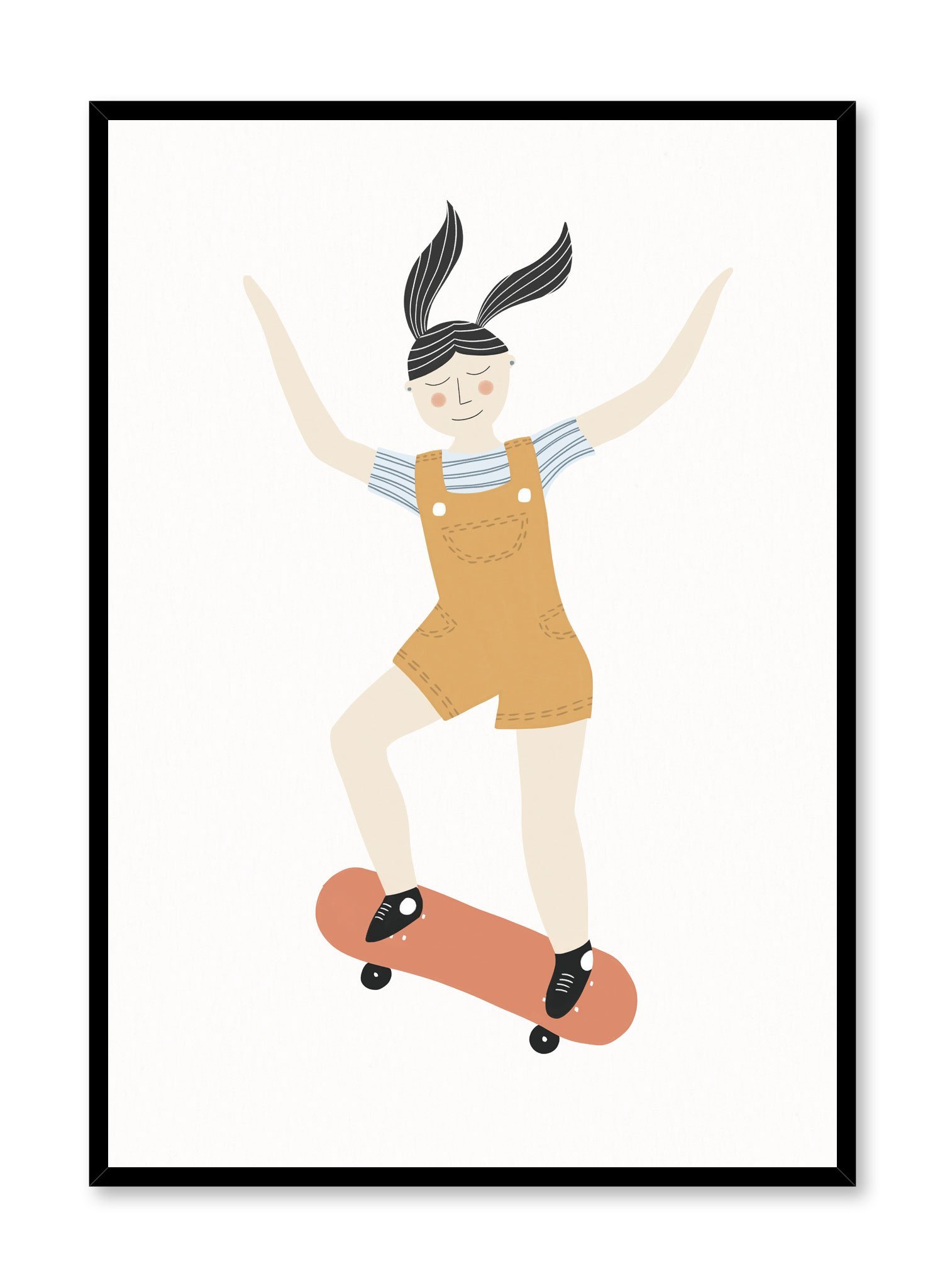 Sk8ter Girl Poster Prints Wall Art Gift For Home Decoration 12x18 16x24 20x30 24x36 Inches