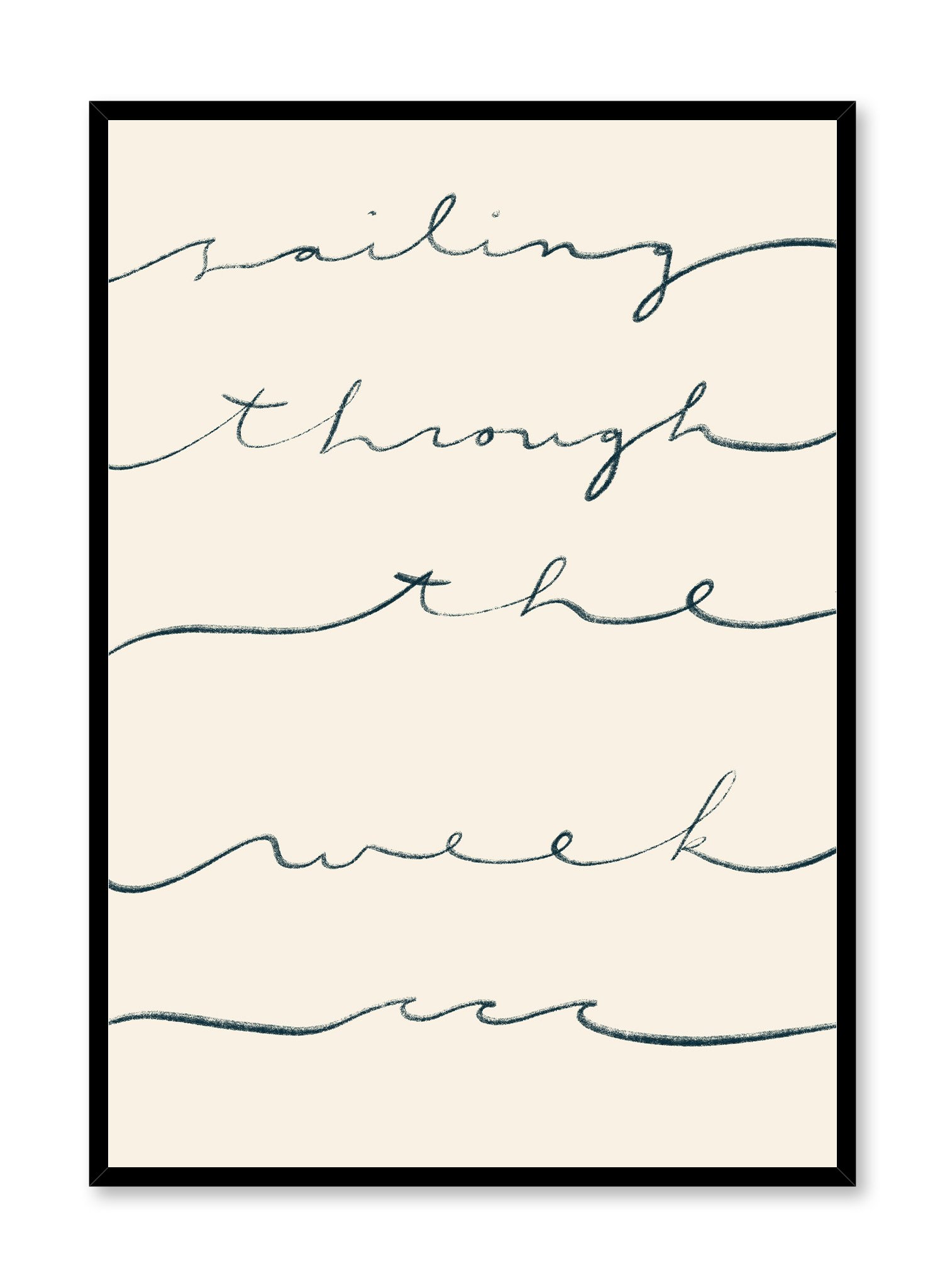 Smooth Sailing Poster Prints Wall Art Gift For Home Decoration 12x18 16x24 20x30 24x36 Inches