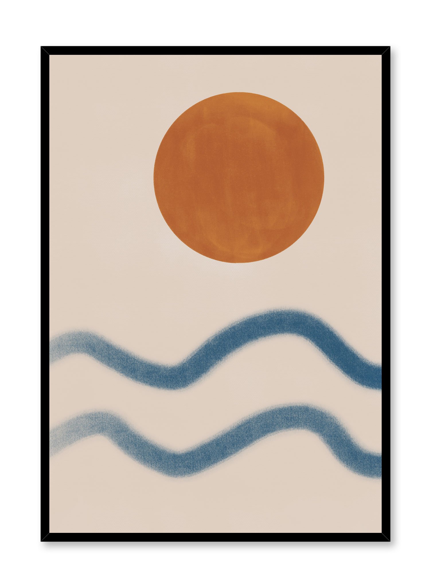 Sunset At The Beach Poster Prints Wall Art Gift For Home Decoration 12x18 16x24 20x30 24x36 Inches