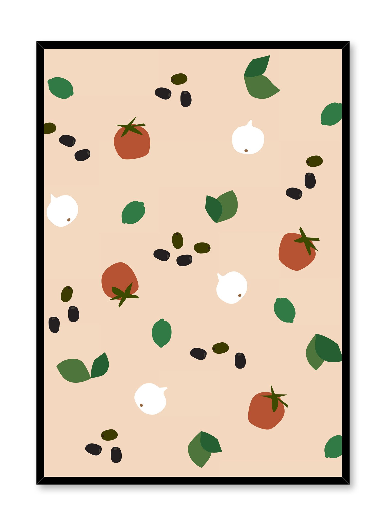 Taste Of Italy Poster Prints Wall Art Gift For Home Decoration 12x18 16x24 20x30 24x36 Inches
