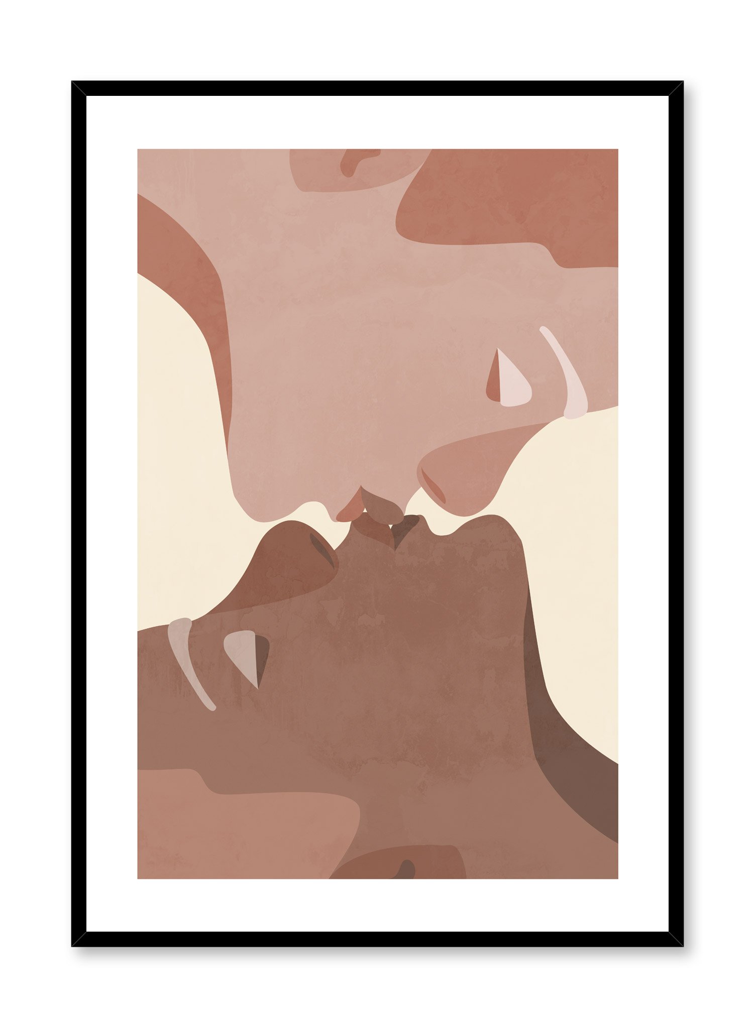 Tender Kiss Poster Prints Wall Art Gift For Home Decoration 12x18 16x24 20x30 24x36 Inches