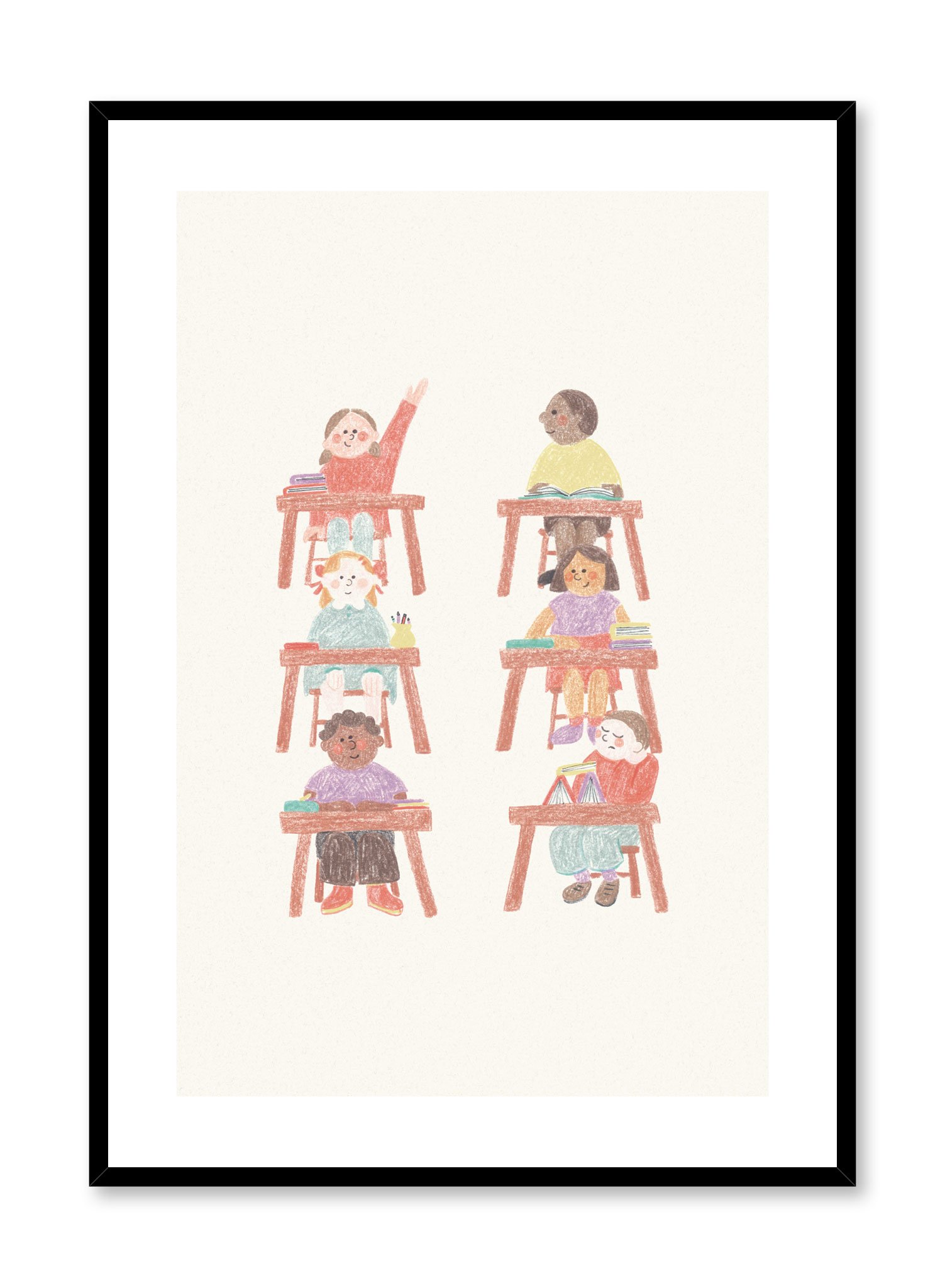 The Classroom Poster Prints Wall Art Gift For Home Decoration 12x18 16x24 20x30 24x36 Inches