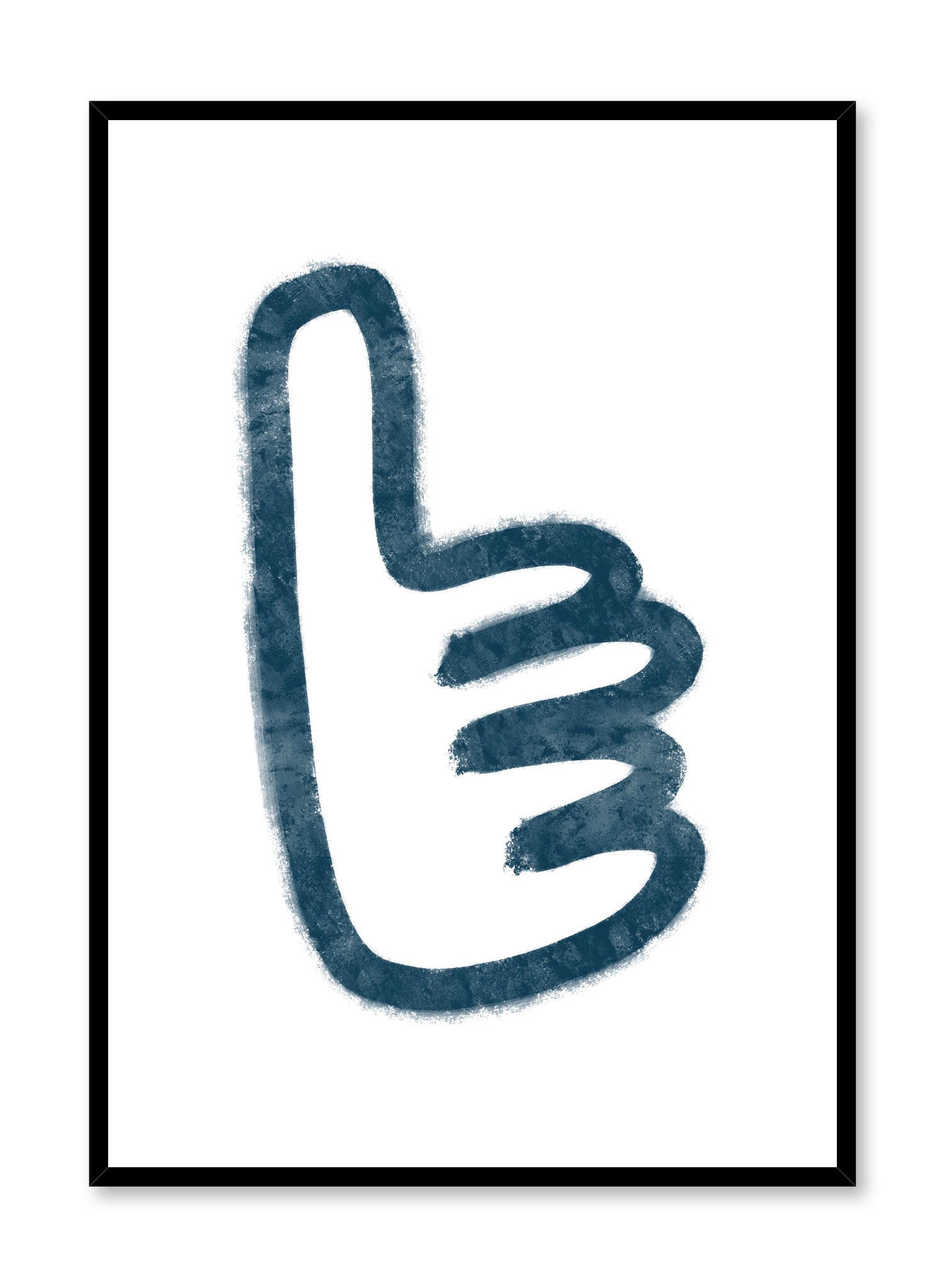 Thumbs Up Poster Prints Wall Art Gift For Home Decoration 12x18 16x24 20x30 24x36 Inches