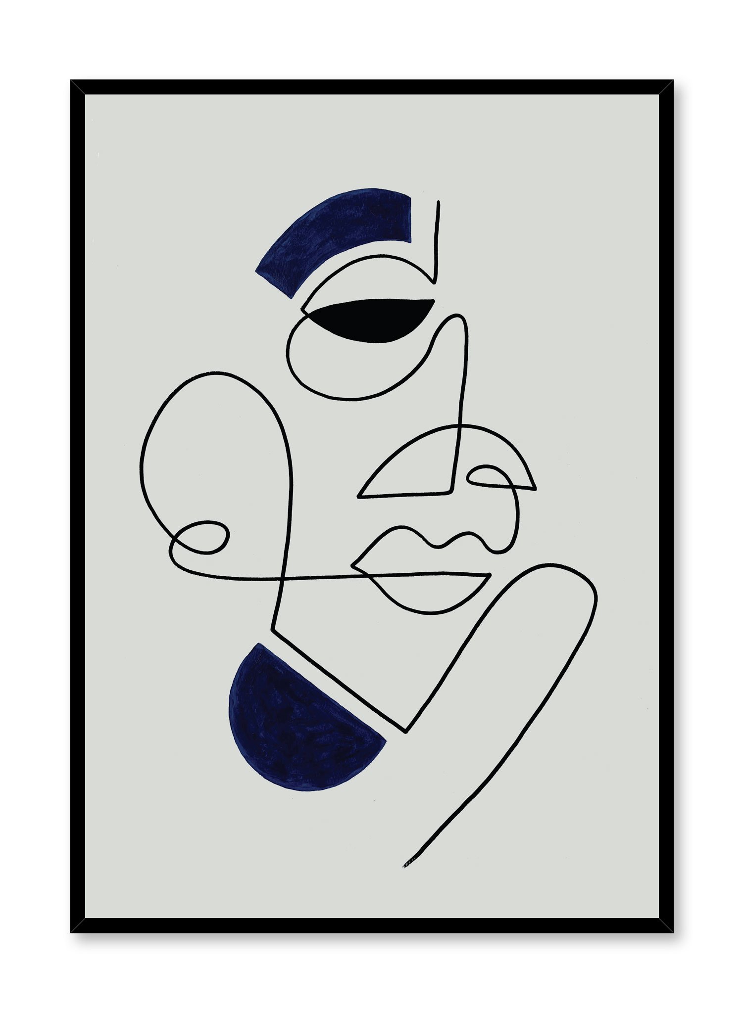 Twisted Face Poster Prints Wall Art Gift For Home Decoration 12x18 16x24 20x30 24x36 Inches