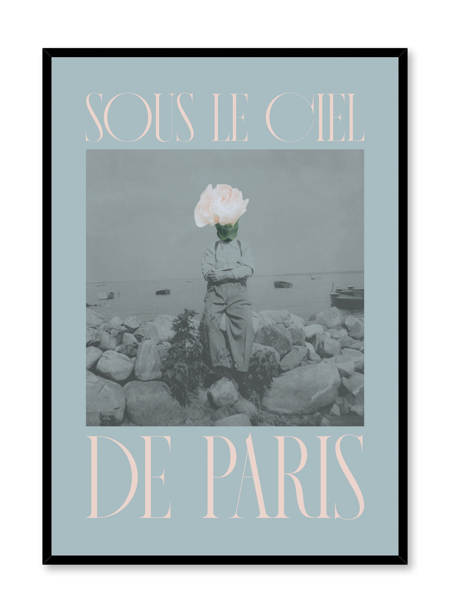 Under The Paris Sky Poster Prints Wall Art Gift For Home Decoration 12x18 16x24 20x30 24x36 Inches