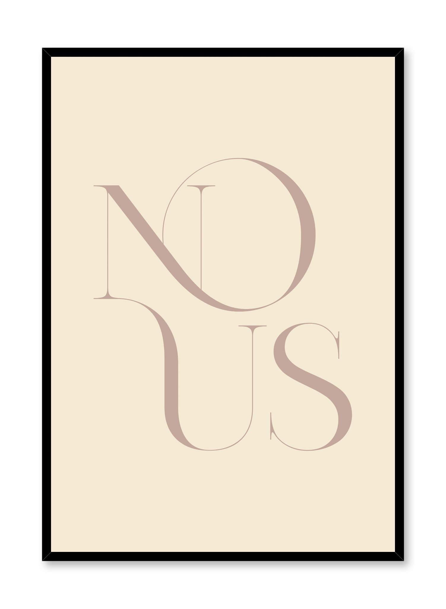 Us In French Poster Prints Wall Art Gift For Home Decoration 12x18 16x24 20x30 24x36 Inches