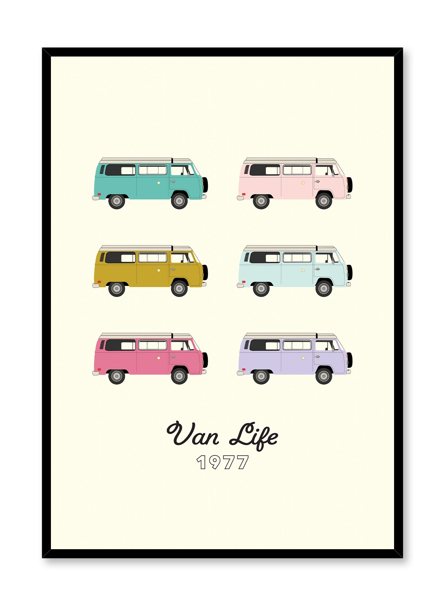 Van Life Poster Prints Wall Art Gift For Home Decoration 12x18 16x24 20x30 24x36 Inches