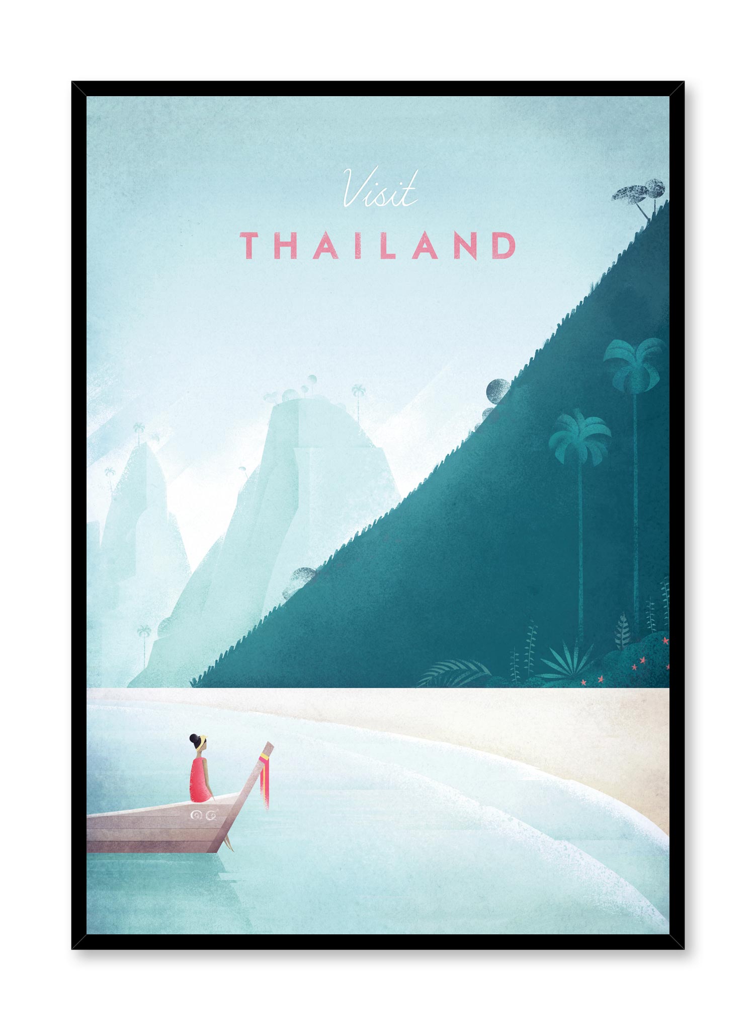Visit Thailand Poster Prints Wall Art Gift For Home Decoration 12x18 16x24 20x30 24x36 Inches