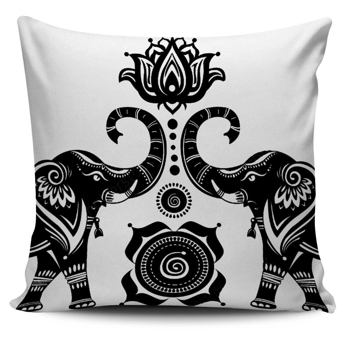 Elephants Pillow Cover Square Pillow Decorative Gift For Home Decoration 45x45cm