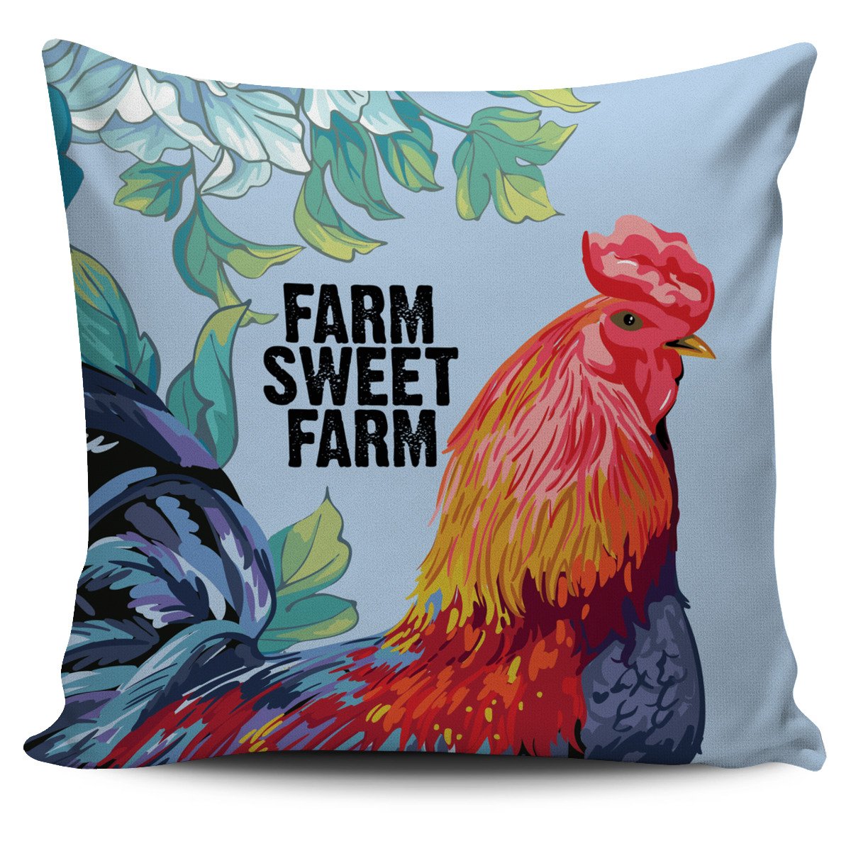 Farm Sweet Farm Pillow Cover Square Pillow Decorative Gift For Home Decoration 45x45cm