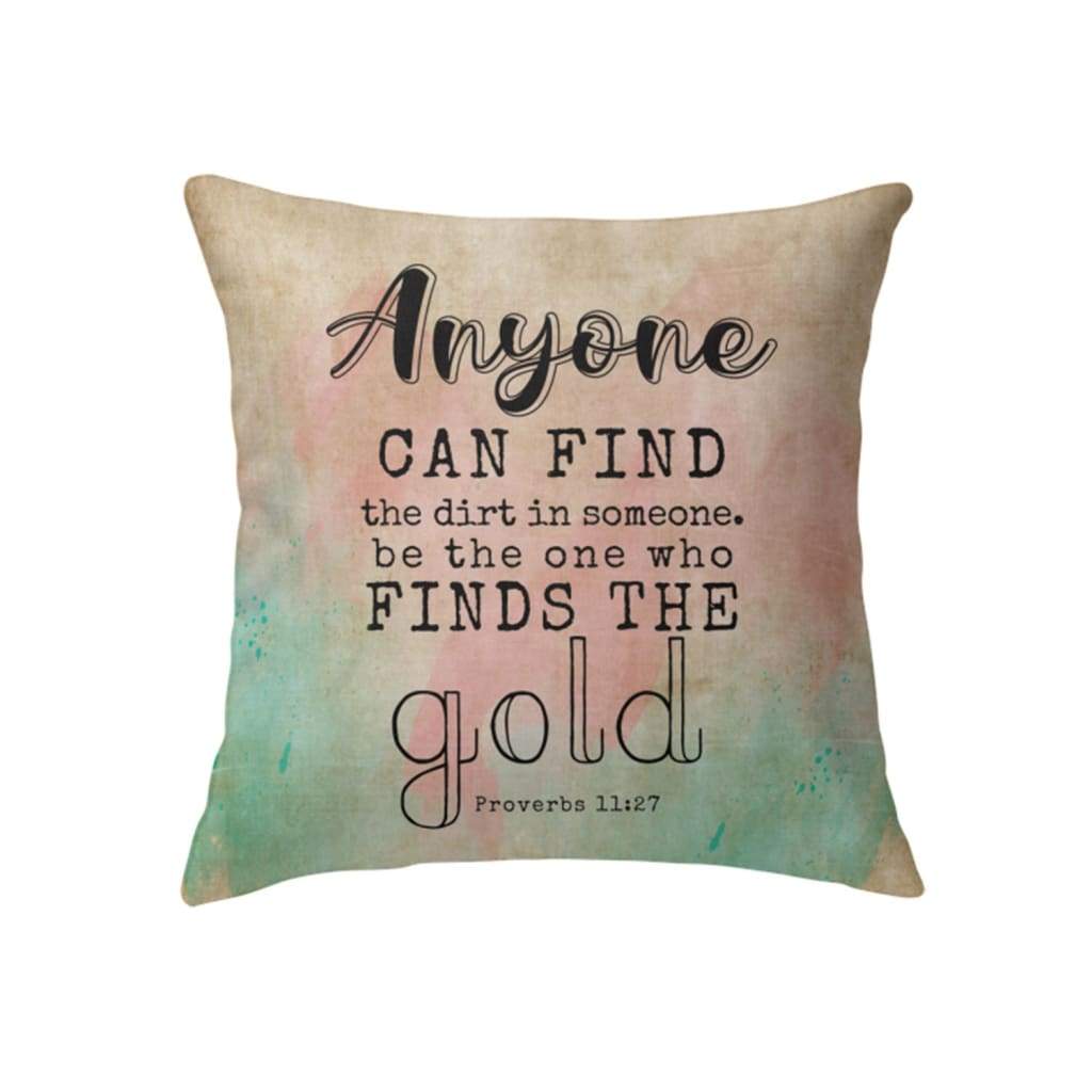 Bible Verse Pillow Cover Anyone Can Find Square Pillow Decorative Gift For  Home Decoration 45X45Cm - Sixni