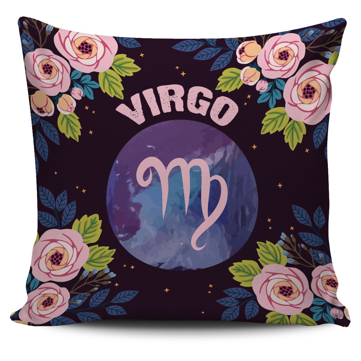 Virgo Vibes Pillow Cover Square Pillow Decorative Gift For Home Decoration 45x45cm