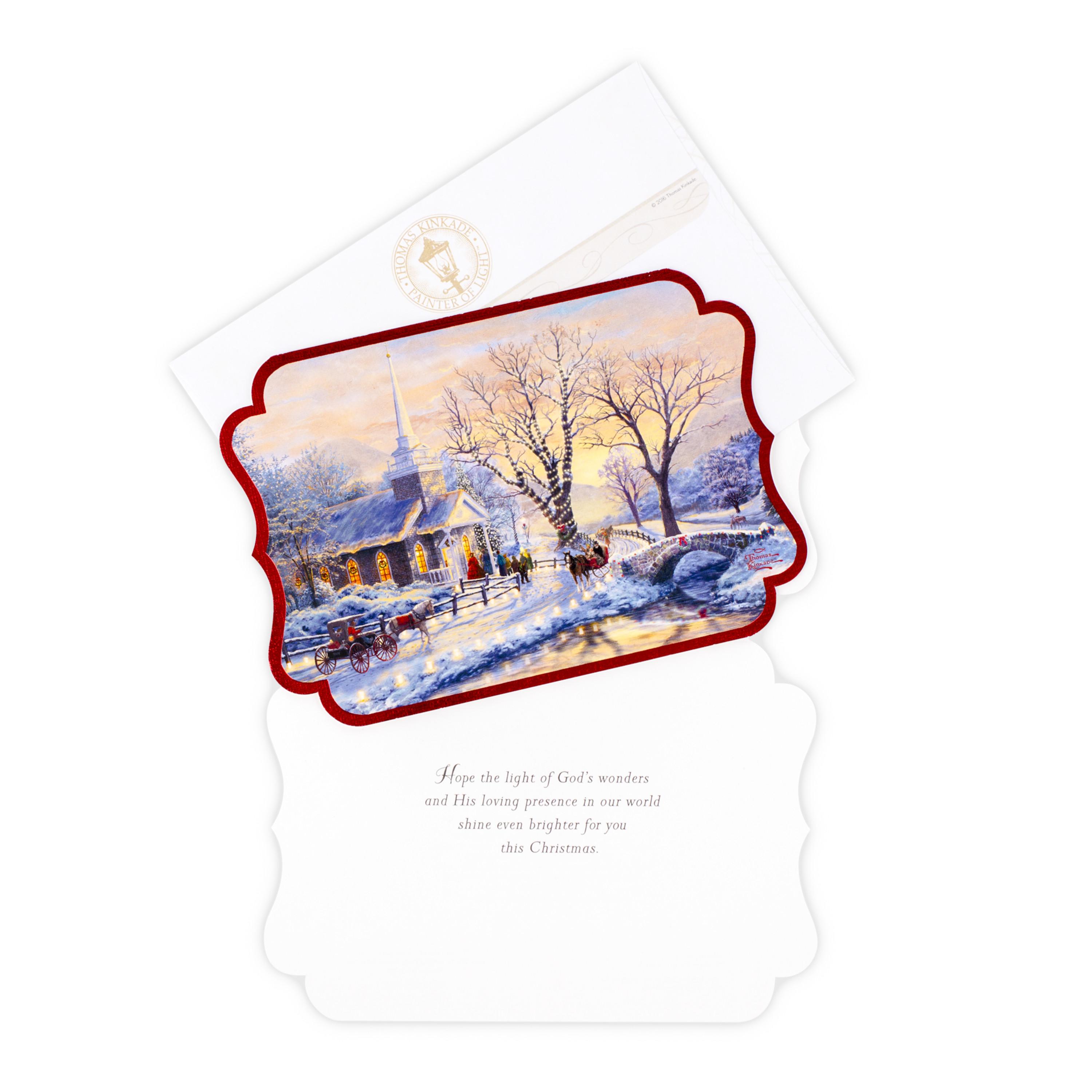 (16 Cards and 17 Designed Envelopes) Hallmark Religious Christmas Boxed