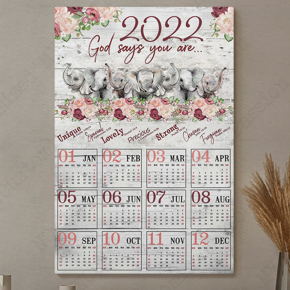 Calendar 2022 With God Images